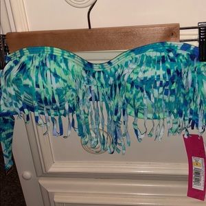 Fringed Target never worn bikini top!